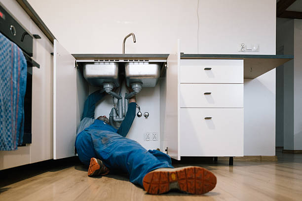 Professional Drain Cleaning technician working in Dundee, MI